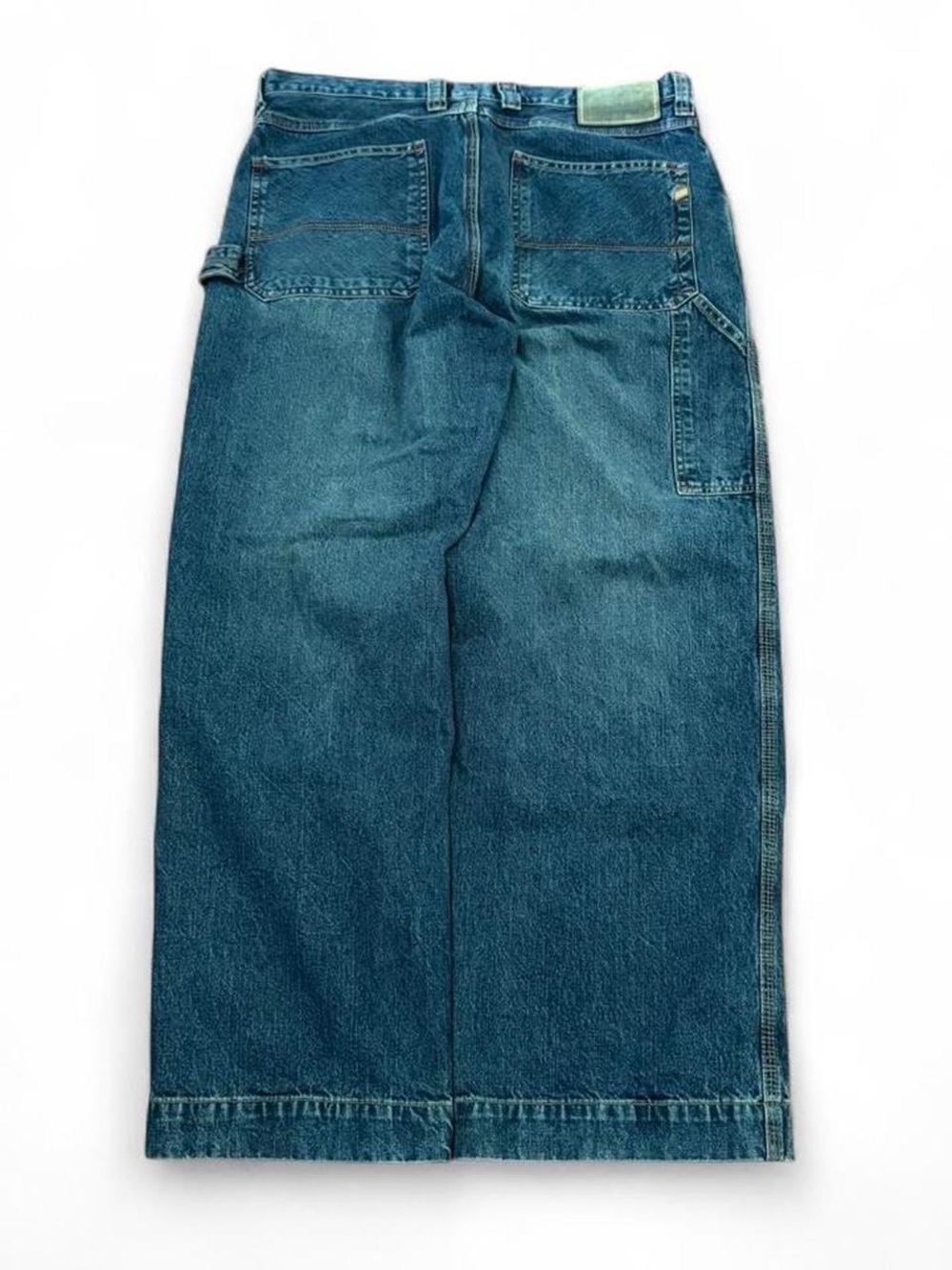 Vintage Izod Carpenter Jeans Size 34 X 30 Blue Baggy Relaxed Fit 90s USA Skater
